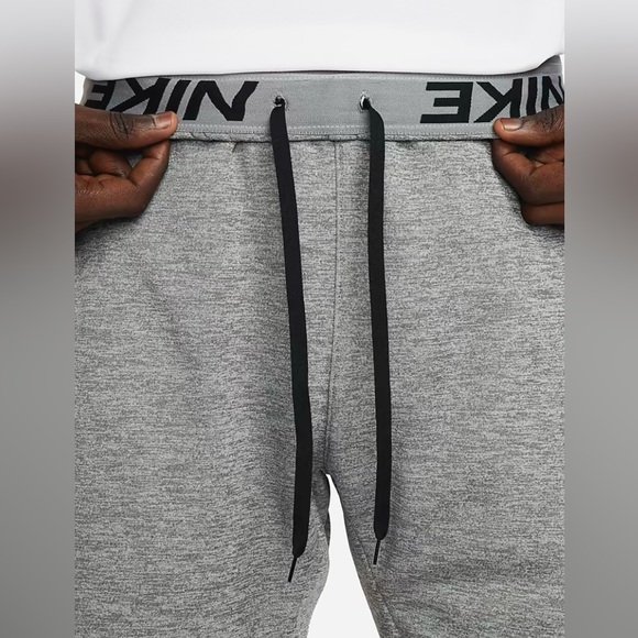 NEW Nike Therma Men's Small Tall Therma-FIT Open Hem Fitness Pants - Gray - Picture 3 of 12